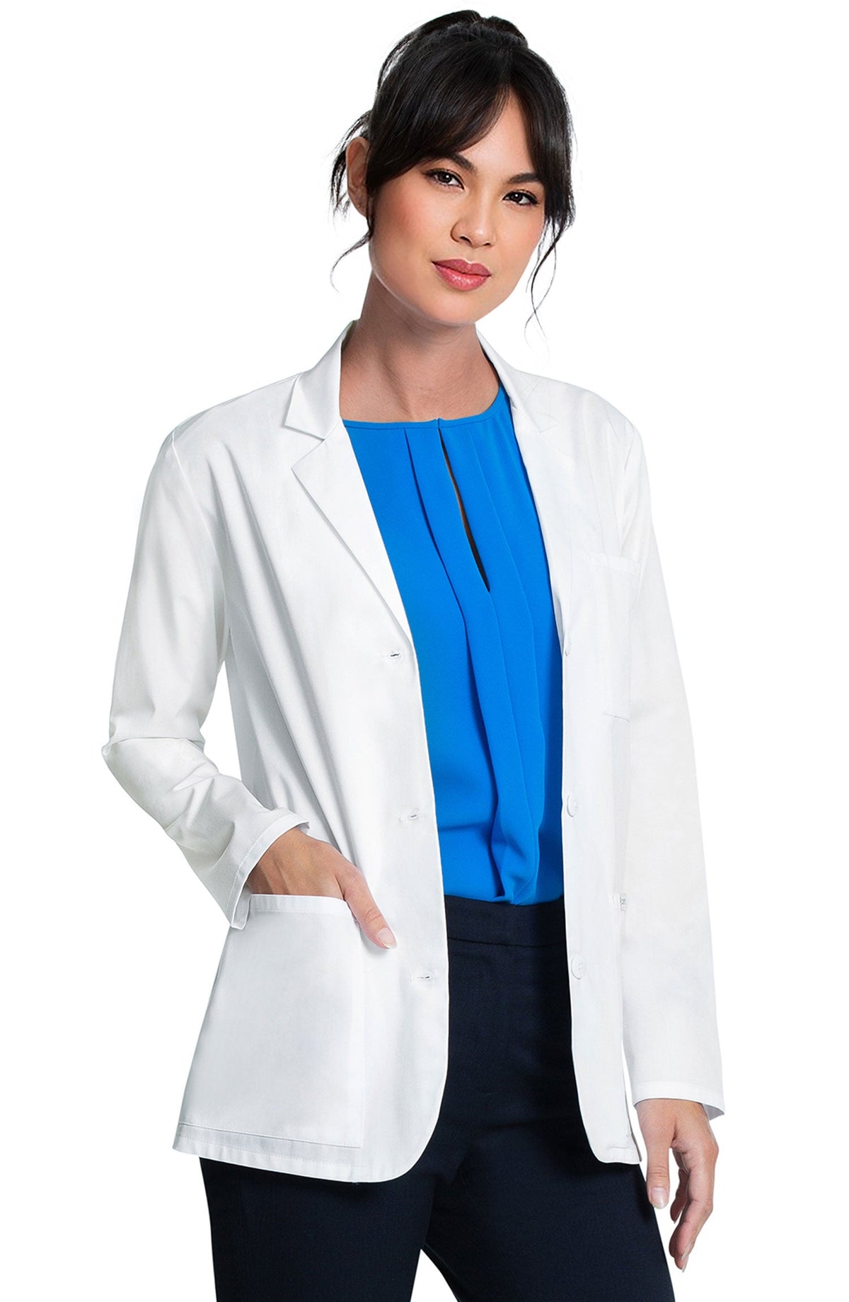 MDF Instruments CK-CK451-WHT-XS Cherokee Women's Consultation Lab Coat - White, XS