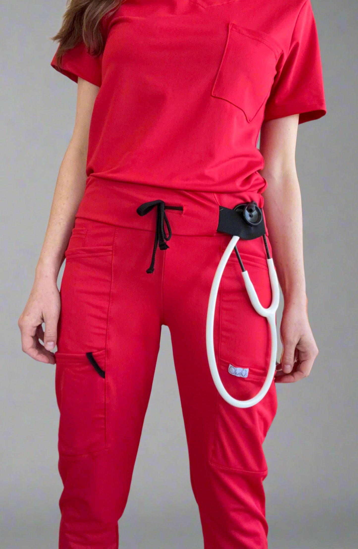 MDF Instruments OU-WO-JG-SC-00M OliveUs Women's Jogger Pants - Scarlet, M