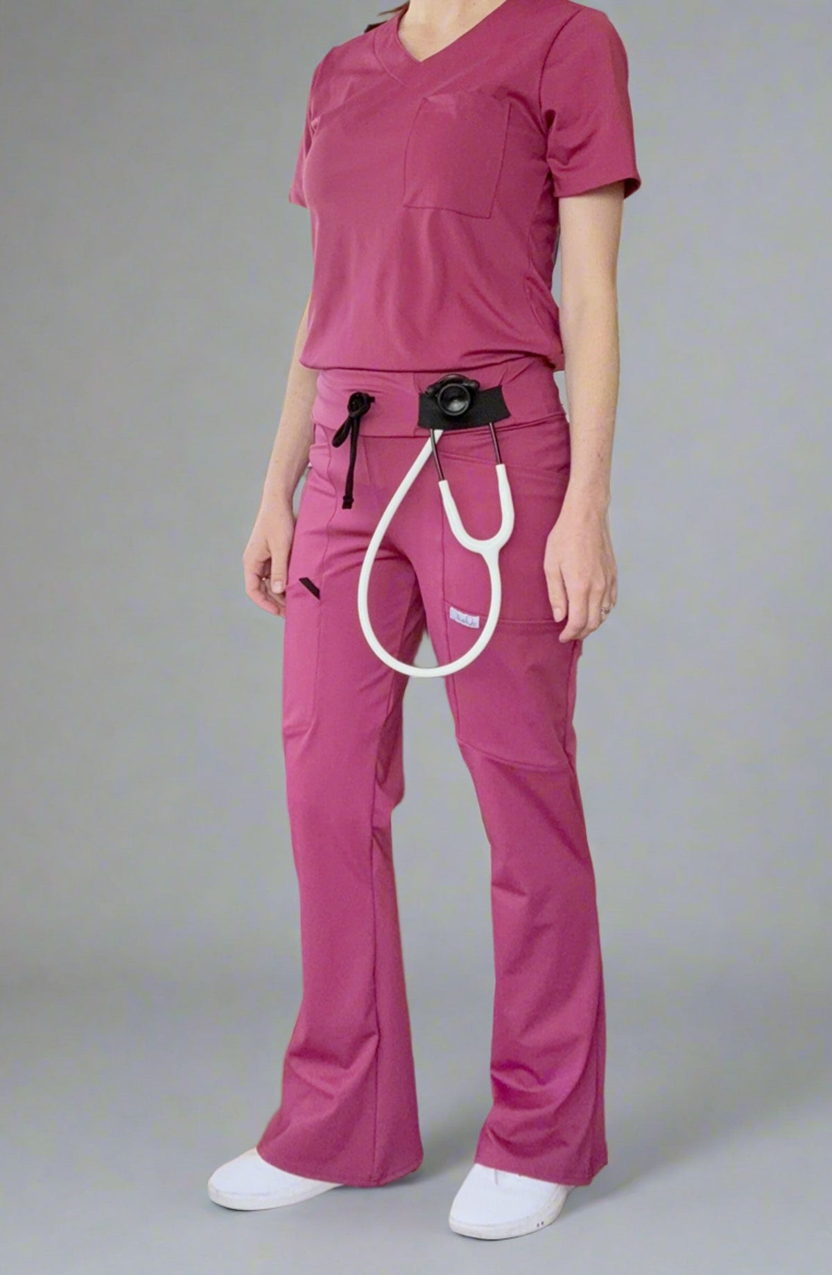 MDF Instruments OU-WO-TT-VR-00M OliveUs Women's Tuck-In Top - Vintage Rose, M