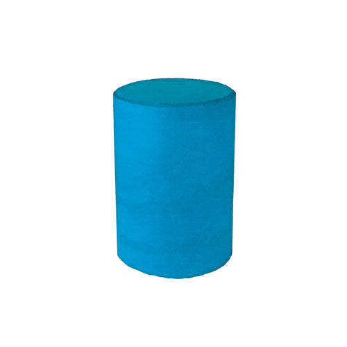 Dedeco 0105 Rubber Abrasive Cone - Cylinder 1-1/2 x 1 - Blue Extra Fine Silicon Carbide 1/Unit