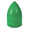 Dedeco 0123 Rubber Abrasive Cone - Bullet 1-1/2 x 1 - Green Medium Silicon Carbide 1/Unit