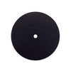 Dedeco 0137 Rubber Abrasive Wheel 3 x 1/4 x 1/4 - Black Coarse Silicon Carbide 1/Unit