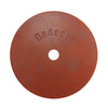 Dedeco 0149 Rubber Abrasive Wheel 4 x 1/4 x 1/2 - Red Fine Silicon Carbide 1/Unit