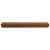 Dedeco 0186 Rubber Abrasive Block/Stick 6 x 1/2 x 1/2 - Brown Extra Coarse Aluminum Oxide 1/Unit