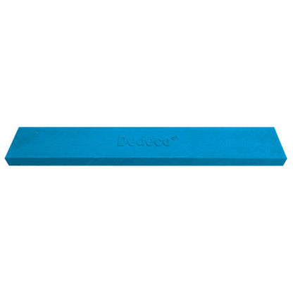 Dedeco 0215 Rubber Abrasive Block/Stick 6 x 1 x 3/8 - Blue Extra Fine Silicon Carbide 1/Unit