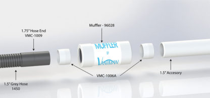 Vaniman 96028 Muffler Suction Noise Reducer