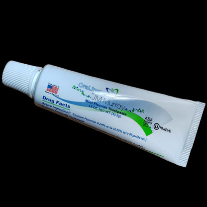Oraline 000-42101 Fluoride Mint Toothpaste  - ADA Approved 0.85 oz Travel Size Dental Paste (/Case)