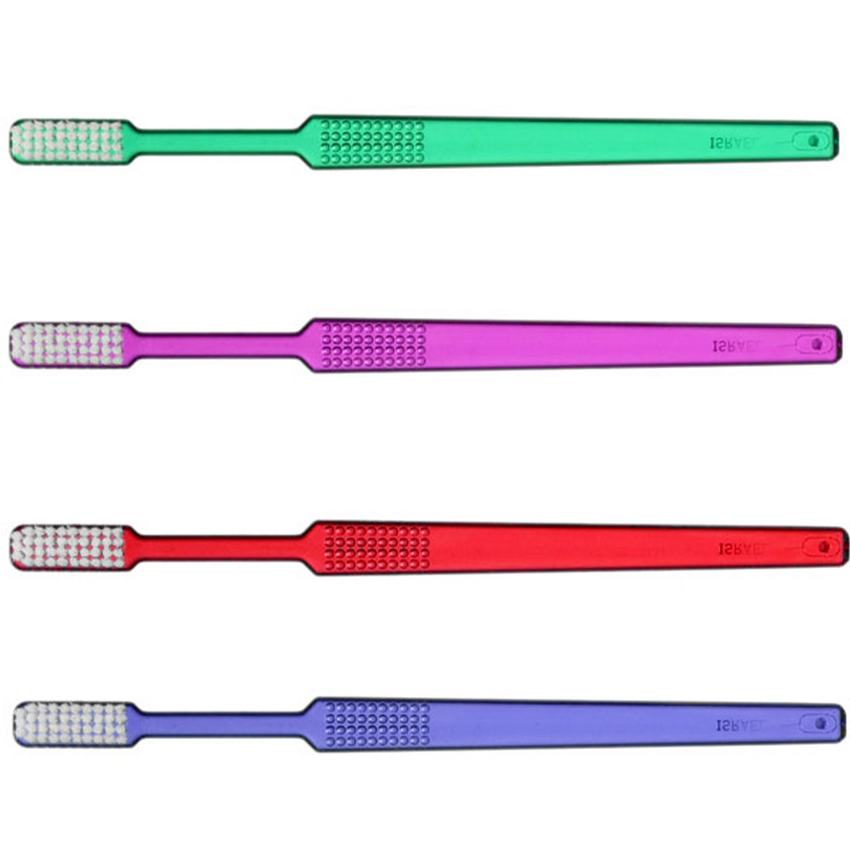 Oraline 000-10050B Adult Coral Max 39 Toothbrush  - Soft Bristle Full Head Manual Toothbrush with Comfort Grip (72/Case)