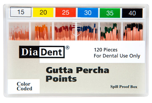 Diadent 101-S604 GP Slide Package #20, 120 Pts/Box