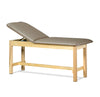 Clinton 1010-27 Classic Series Treatment Table with H-Brace in Natural & Warm Gray