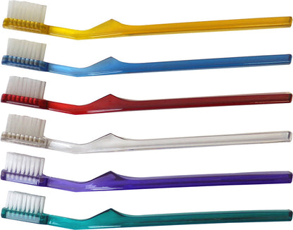 Oraline 000-10710B Premium Active 42 Plus Adult Toothbrush  - Soft Multi-Level Bristle Toothbrush with Power Tip & Tongue Cleaner (72/Case)