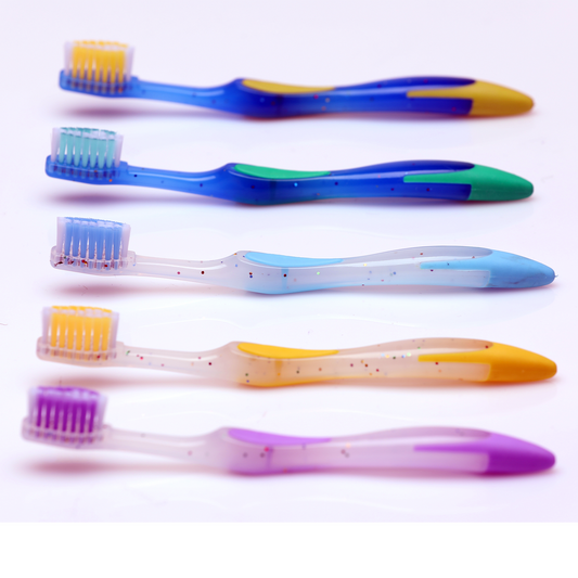 Oraline 000-10770 Kid's OraDent Premium Sparkle Toothbrush - Stage 3  - Soft Bristle Children's Toothbrush for Ages 6–9 Years (144/Case)