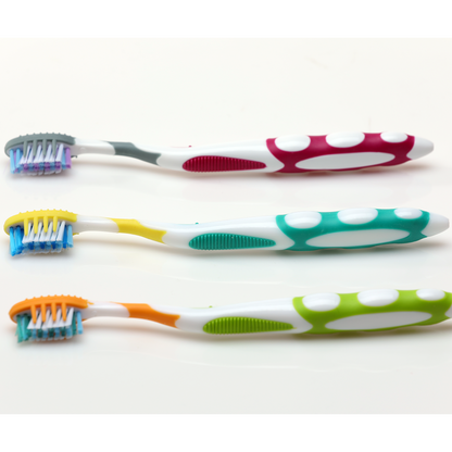 Oraline 000-10790 Premium OraFlex Whitening Toothbrush  - Soft Interdental Bristle Toothbrush with Whitening Cup & Flexible Neck (72/Case)