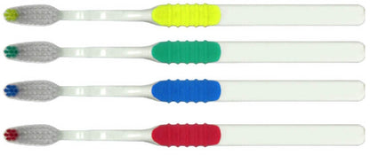 Oraline 000-10902 Premium OraDent Full Head Toothbrush  - 42 Tuft Soft Power Tip Adult Toothbrush with Flexible Neck (144/Case)