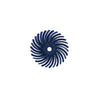 Dedeco 1227 Sunburst 5/8 TC Discs Blue 400 Grit Size (A/O) 12/Bx