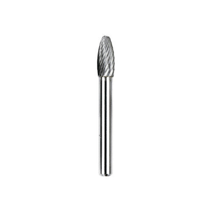 Dedeco 12407 Carbide Bur S/C Flame 1/4 x 5/16 x 3/4 (SH-2) 1/Unit