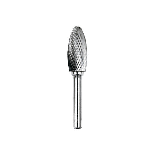 Dedeco 12411 Carbide Bur S/C Flame 1/4 x 5/8 x 1-7/16 (SH-6) 1/Unit