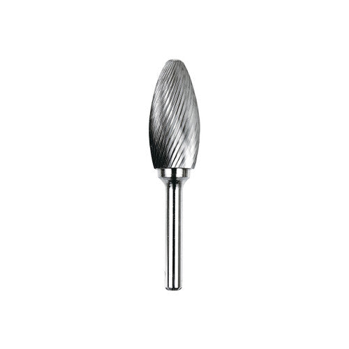 Dedeco 12413 Carbide Bur S/C Flame 1/4 x 3/4 x 1-5/8 (SH-7) 1/Unit