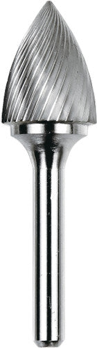 Dedeco 12729 Carbide Bur S/C Tree - Point 1/4 x 3/4 x 1 (SG-7) 1/Unit