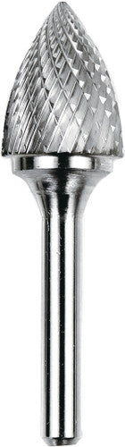 Dedeco 12730 Carbide Bur D/C Tree - Point 1/4 x 3/4 x 1 (SG-7) 1/Unit