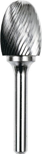 Dedeco 12819 Carbide Bur S/C Oval/Egg 1/4 x 3/4 x 1 (SE-7) 1/Unit