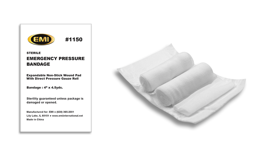 EMI 1150 Emergency Pressure Bandage (Sterile)