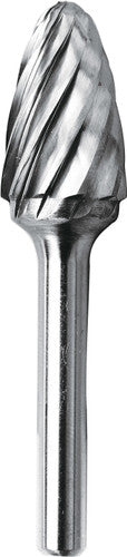 Dedeco 13534 Carbide Bur Clog-Free Tree - Radius End 5/8 x 1 (SF-6) 1/Unit