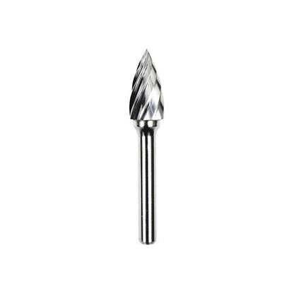 Dedeco 13543 Carbide Bur Clog-Free Tree - Pointed End 1/2 x 1 (SG-5) 1/Unit