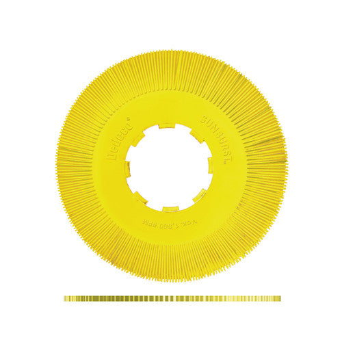 Dedeco 1398 Sunburst 10 TS Discs Yellow 80 Grit Size (A/O) 70/Bx