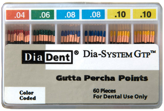 Diadent 143-604 DIA-SYSTEM GTP.04 , Size #30, 60 Pts/Box