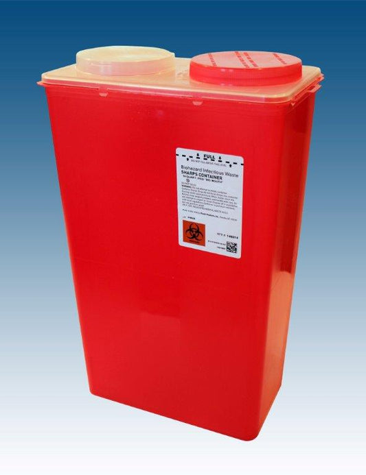 Plasti-Products 146014 14 Qt. Big Mouth Sharp Container Red, 10/case