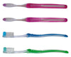 Oraline 000-16960A Adult Clear Discount Toothbrush  - 36 Tuft Soft Bristle Economical Daily Use Toothbrush (144/Case)