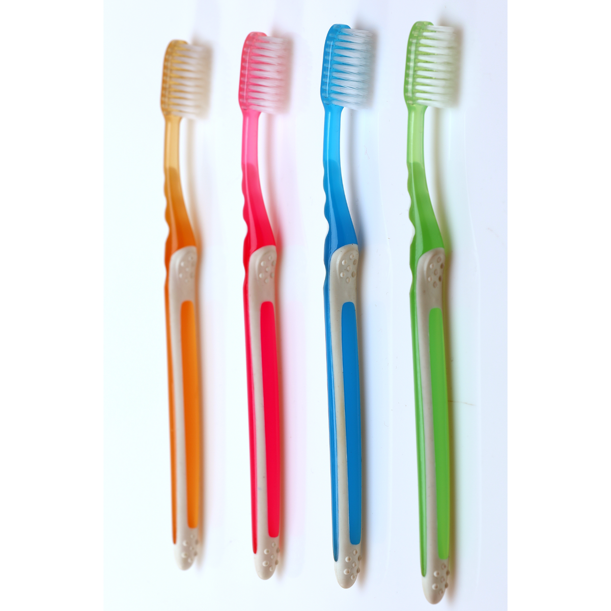 Oraline 000-16992B Premium Sensitive Compact Head Toothbrush  - 32 Tuft Extra Soft Bristle Toothbrush with Ergonomic Grip Handle (72/Case)