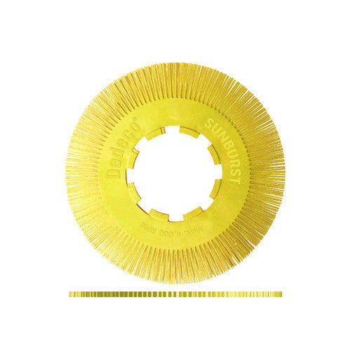 Dedeco 1908 Sunburst 8 TS Discs Yellow 80 Grit Size (A/O) 70/Bx