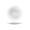Dedeco 1943 Sunburst 7/8 TC Knife-Edge White 120 Grit Size (A/O) 12/Bx