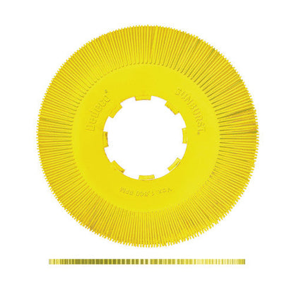 Dedeco 1978 Sunburst 12 TS Discs Yellow 80 Grit Size (A/O) 70/Bx