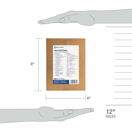 First Aid Only 90615 25 Person ANSI 2015 Class A+, Refill