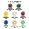 Dedeco 1741 Sunburst 1 TC Disc Assortment (A/O) 66/Kit