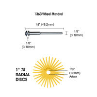 Dedeco 2210 Sunburst 1 TS Disc Assortment 66/Kit