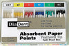 Diadent 204-601 Paper Point Feathered Tip #XXF, 200 Pts/Box