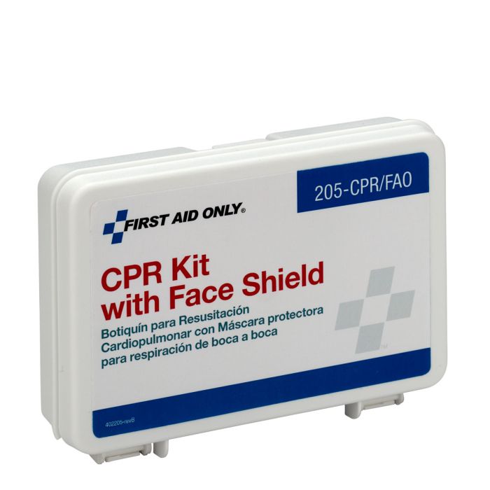 First Aid Only 205-CPR/FAO CPR Kit, Single Use, Plastic Case