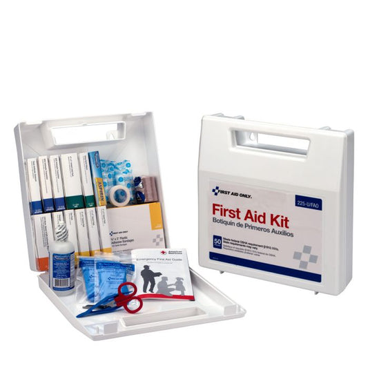 First Aid Only 225-U/FAO 50 Person First Aid Kit, Bulk, 197 pc