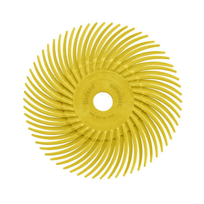 Dedeco 2263 Sunburst 4 TC Discs Yellow 80 Grit Size (A/O) 12/Bx