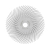 Dedeco 2264 Sunburst 4 TC Discs White 120 Grit Size (A/O) 12/Bx