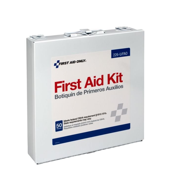 First Aid Only 226-U/FAO 50 Person First Aid Kit, Metal Case