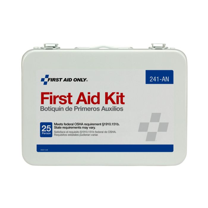 First Aid Only 241-AN 16 Unit First Aid Kit, Metal Case