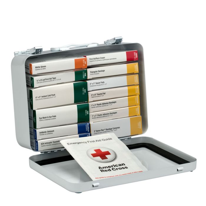 First Aid Only 241-AN 16 Unit First Aid Kit, Metal Case