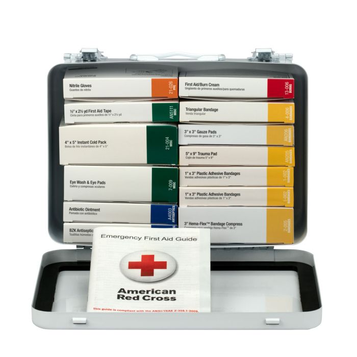 First Aid Only 241-AN 16 Unit First Aid Kit, Metal Case