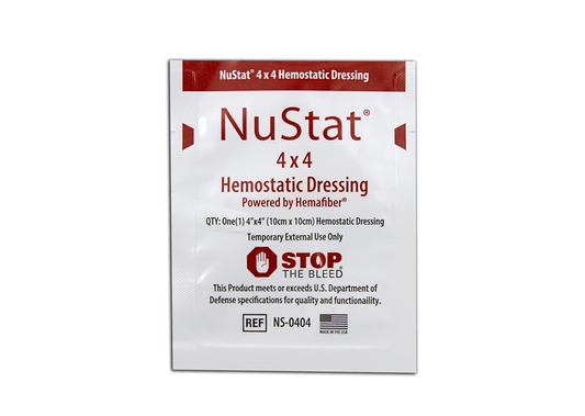 EMI 9144 NuStat Hemostatic Dressing 4" x 4"