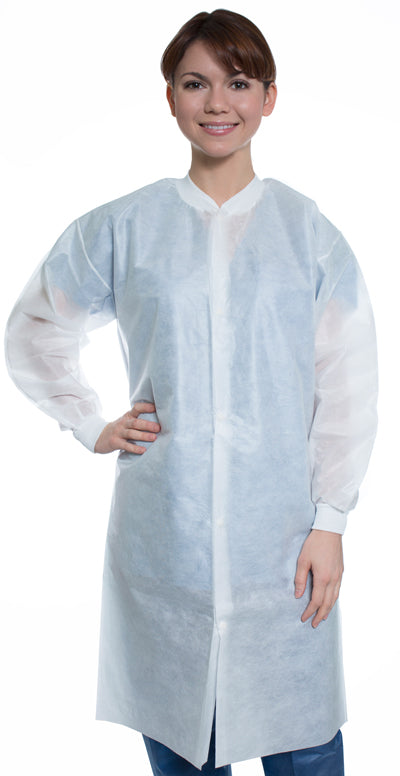 ValuMax NP3560 Easy-Breathe“SMS” Lab Coat (No Pocket) 10pcs/pkg